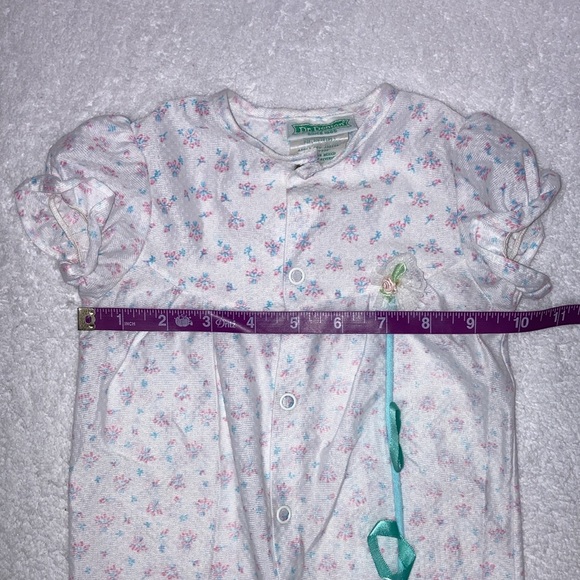 Vintage Dr. Denton flower print romper newborn - Picture 4 of 8